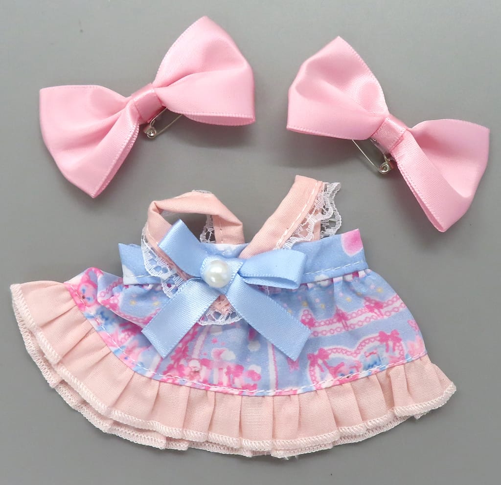 ONE PIECE G.triGer Oshi-katsu Goods Gal Series Scratch 2-Piece Dress & Ribbon Set for 10–15 cm Plush - DMM.com