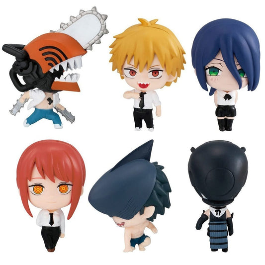 Chainsaw Man Movie Reze Arc Capsule Figure Collection 6 Types Set Denji Reze Makima Beam Bomb Figure - Bandai