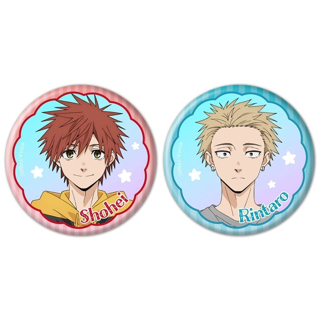 The Fragrant Flower Shohei Usami & Rintaro Tsumugi Aurora Can Badge 2-Piece Set
