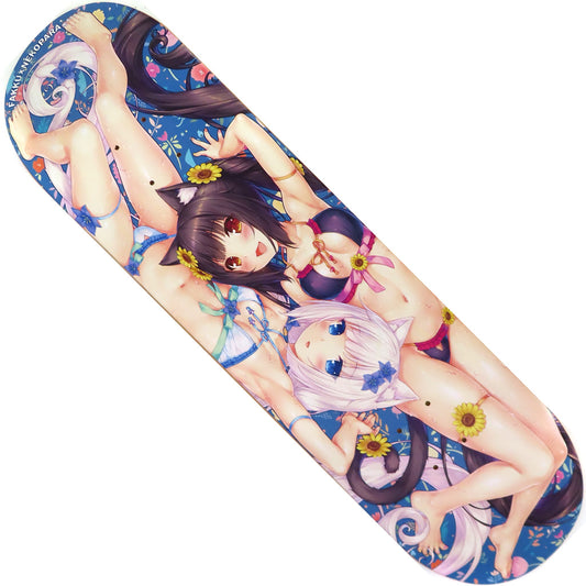 Sayori Skateboard Chocola & Vanilla NEKOPARA FAKKU!×TOKYO Limited Skateboard