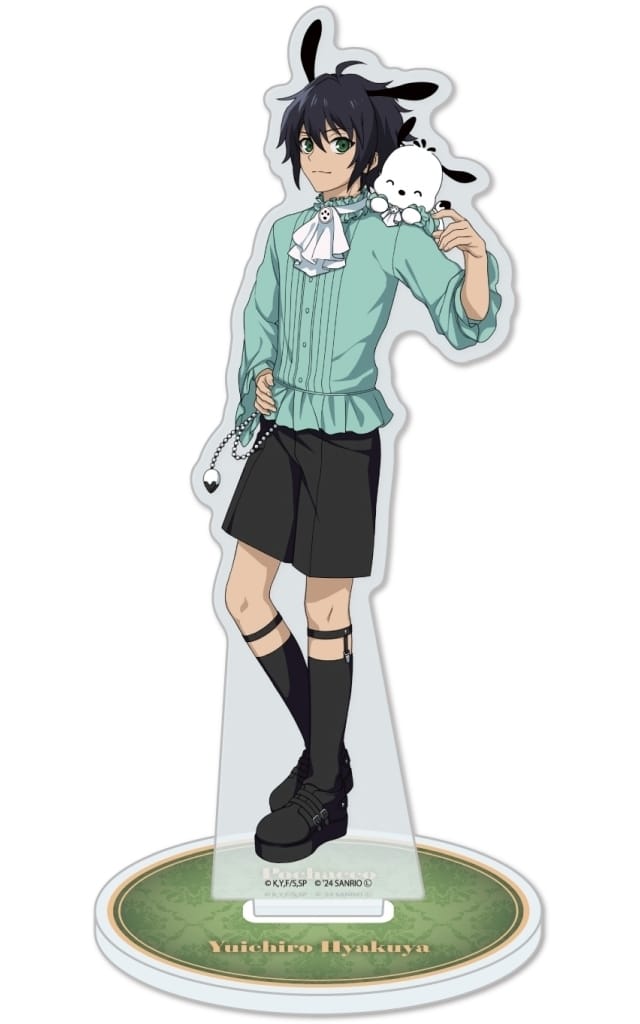 Yuichiro Hyakuya x Pochacco Acrylic Stand, Seraph of the End x Sanrio Characters - A3 (Pre-owned)