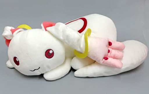 Puella Magi Madoka Magica Kyubey Mecha Mofugutto Plush - Banpresto