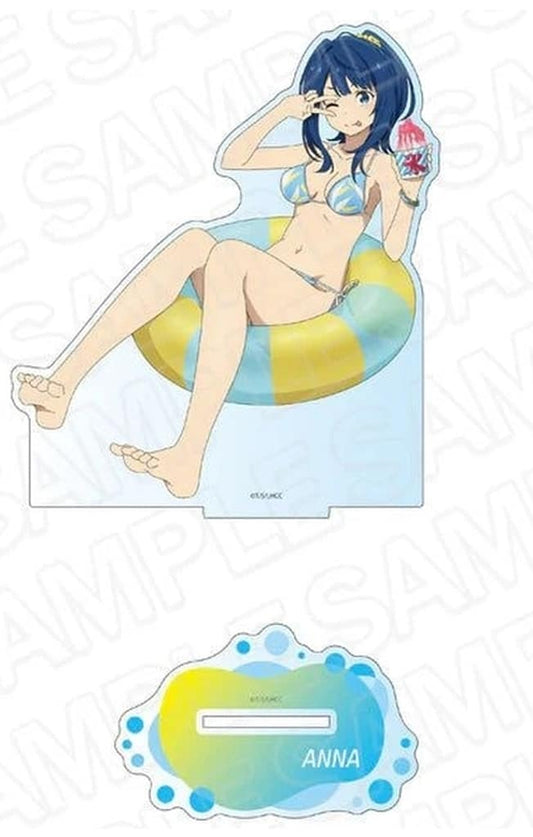 Too Many Losing Heroines! Anna Yanami Swimsuit Ver. Big Acrylic Stand - Contents Seed