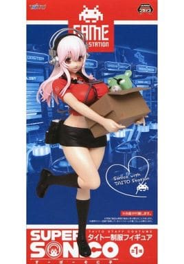 Super Sonico Figure Taito Station Uniform Ver. Super Sonico Sonico Taito Prize Figure Pre-owned - Taito