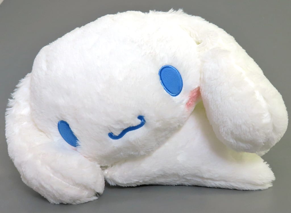 Sanrio Cinnamoroll Oneneri Biyori Super Big Plush Doll, Relaxing Pose, approx. 32cm - FuRyu