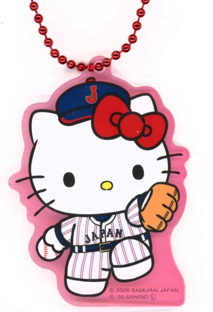 Hello Kitty Acrylic Keychain Sanrio Characters Taito Kuji Samurai Japan x Sanrio Characters F Prize (Pre-owned) - Taito