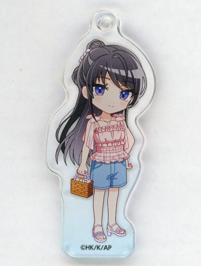 Rascal Does Not Dream Mai Sakurajima Kuji Hikidou Online Lottery Summer Outing Mini Acrylic Keychain - KADOKAWA