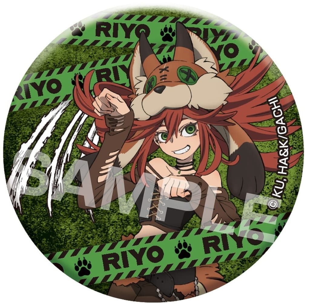 Gachiakuta Riyo Reaper stuffed Trading Can Badge Pre-owned