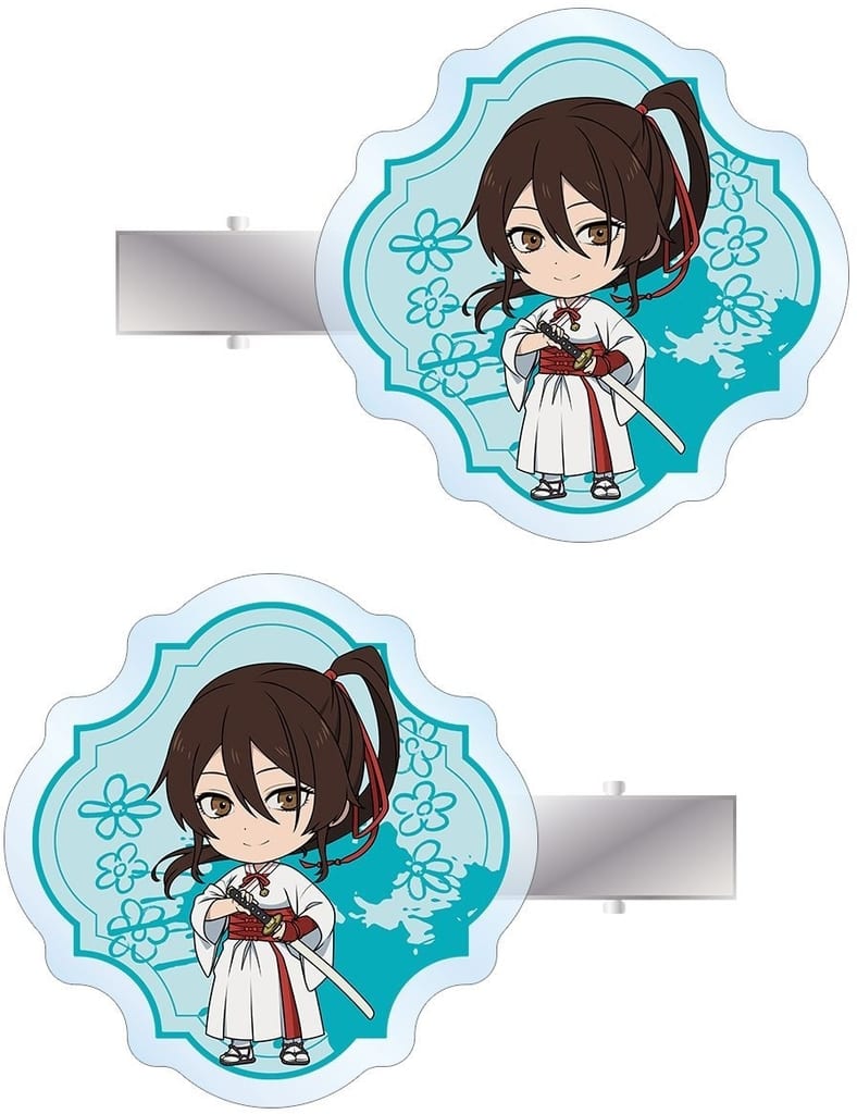 Hell's Paradise Sagiri Chibi Character Acrylic Hair Clip 2-Piece Set - Arma Bianca