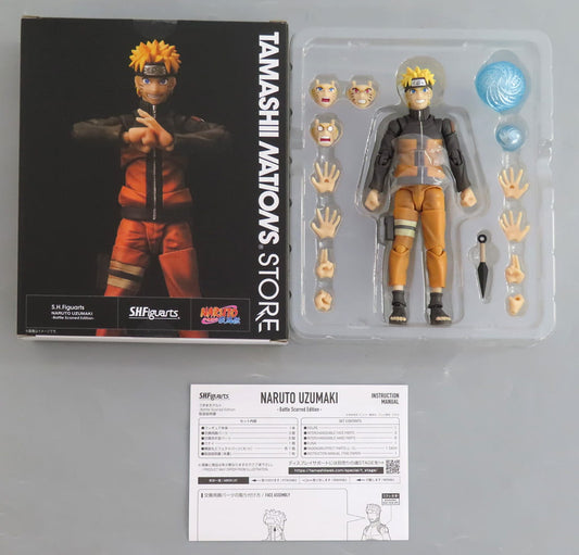 Naruto Naruto Uzumaki S.H.Figuarts -Battle Scarred Edition- Figure - Bandai