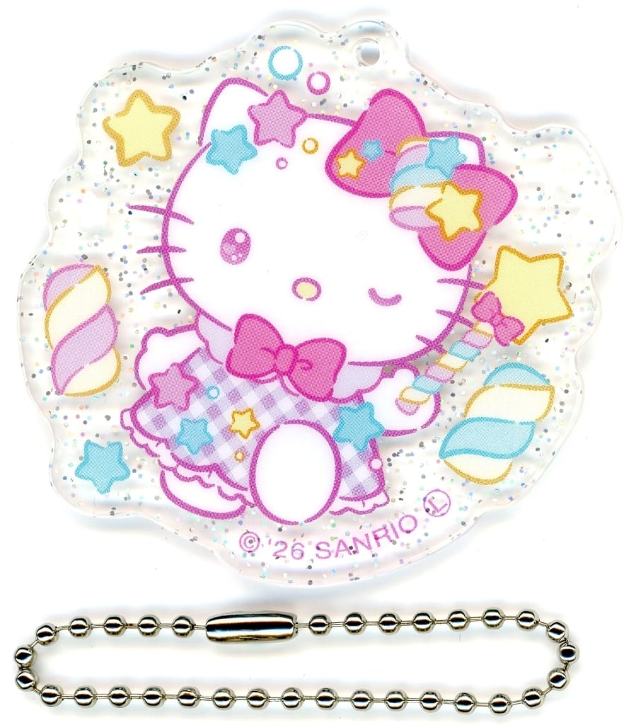 Hello Kitty Marshmallow Milky Way Acrylic Keychain Sanrio Characters - Eikoh (Pre-owned)