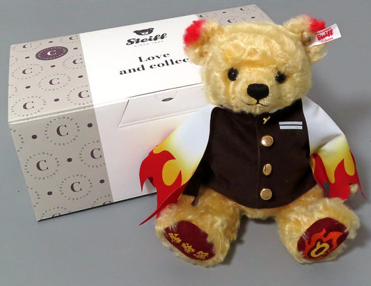 Demon Slayer: Kimetsu no Yaiba Kyojuro Rengoku Steiff Collaboration Teddy Plush - Steiff