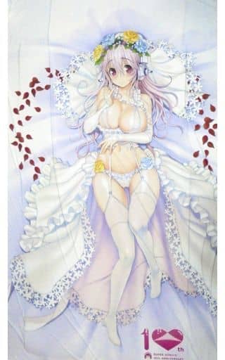 Super Sonico 10th Anniversary Bed Sheet Super Sonico, Sonico - Pre-owned