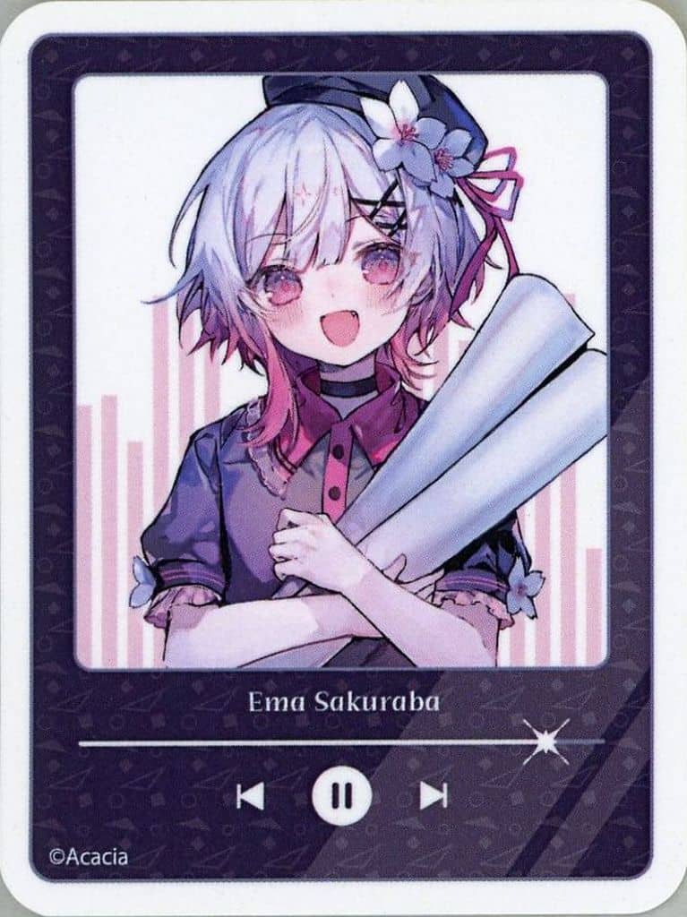 Magical Girl Witch Trials Ema Sakuraba POP UP SHOP Die-Cut Sticker - A3