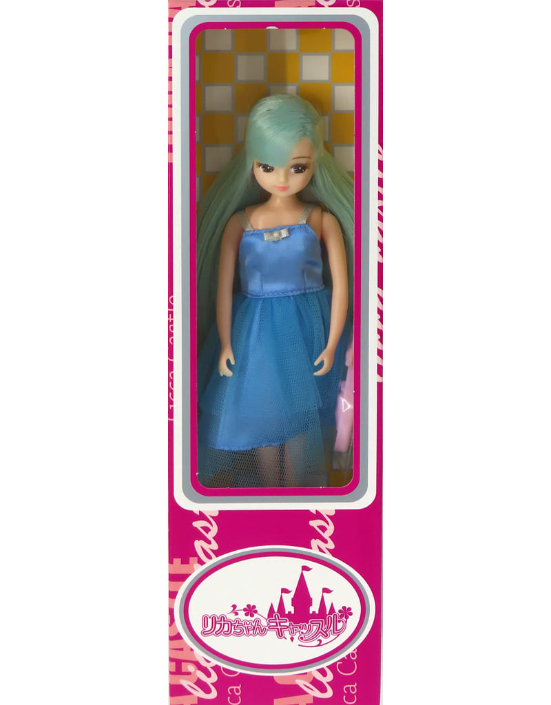 Licca-chan Mint Green Blue Dress Doll Castle Exclusive Doll - LittleFactory