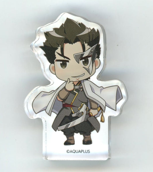 Utawarerumono Akuta AQUAPLUS Official Members Club Chibi Character Acrylic Block