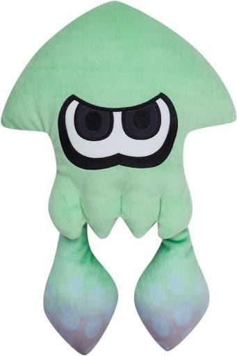 Splatoon Squid Light Blue ALL STAR COLLECTION M Size Plush - Sanei Boeki