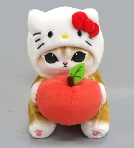 Hello Kitty Plush (S) mofusand x Sanrio Characters - Grey Parker Service (Pre-owned)