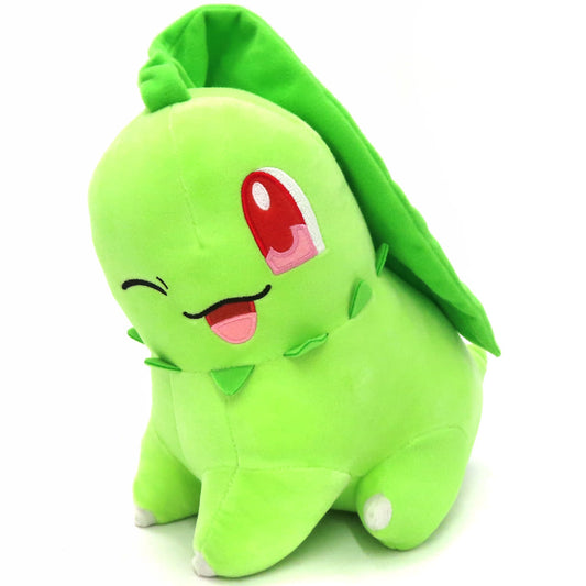 Pokémon Chikorita & Cubchoo Mofugutto Hopepita Plush (Approx. 25cm) - Banpresto
