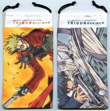 Trigun Vash the Stampede & Nicholas D. Wolfwood Character Pouch Microfiber Goods