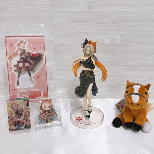 Orfevre Special Fan Set - Special Set from Umamusume Pretty Derby (S Size Plush)