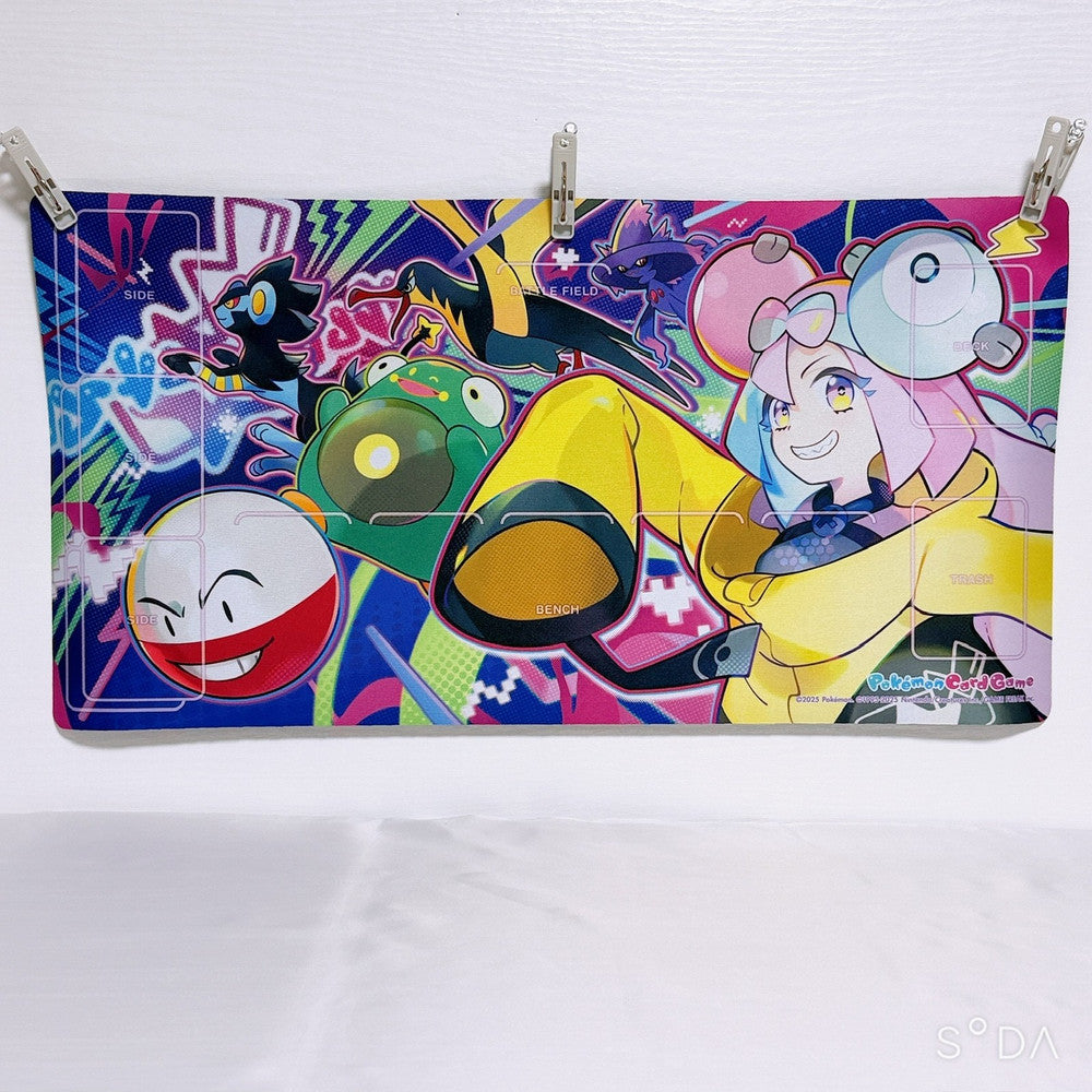 Pokemon Iono & Bellibolt 7-Item Special Fan Set – Card, Figure, Playmat, Acrylic Stand & Keychains