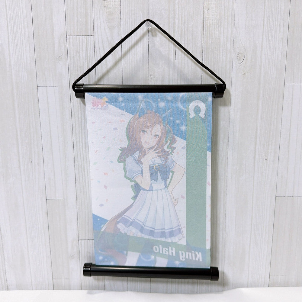 King Halo Goods Set - Umamusume Pretty Derby Mini Tapestry, Rubber Mascots, Charm and Multi Case - image 3