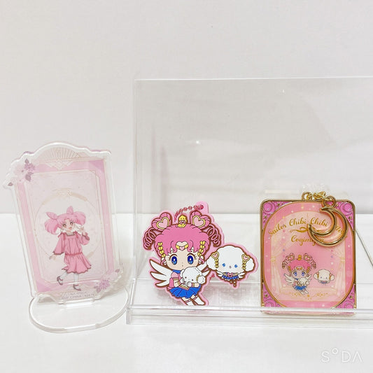 Chibiusa 3-Piece Strap Keychain Stand Set - Sailor Moon x Sanrio Collaboration