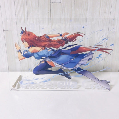 Super Creek Special Fan Set - Acrylic Board, Can Badge, Rubber Mascot & More - Umamusume Pretty Derby Cinderella Gray