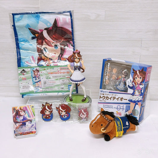 Tokai Teio Special Set - SH Figuarts, Banpresto Figure, Mascot, Towel & More (Umamusume: Pretty Derby)