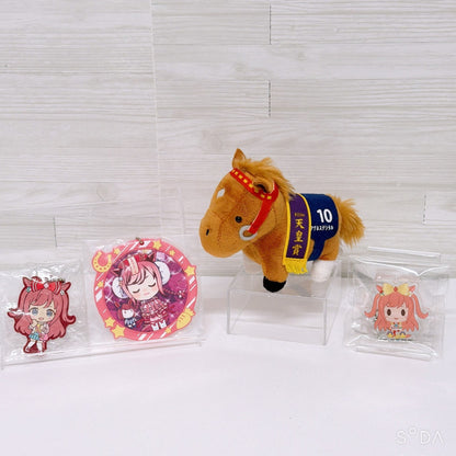 Agnes Digital 4-Item Set - Mini Plush Tenno Sho Ver., Rubber Mascots & Acrylic Charm (Umamusume: Pretty Derby)
