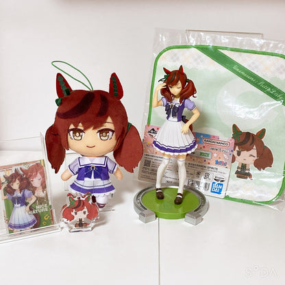 Nice Nature 5-Item Collection Set - Umamusume Pretty Derby (Figure, Plush, Charm, Towel, Card)