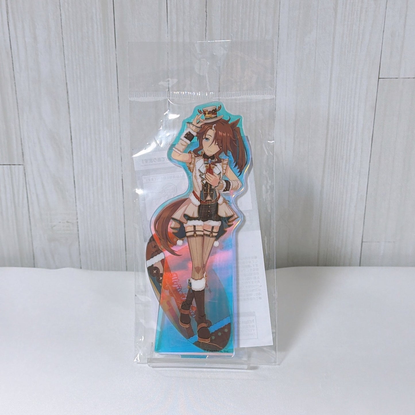 Mejiro Palmer 3pcs Set - Umamusume Pretty Derby Deka Keyholder, Aurora Acrylic Stand & Rubber Mascot