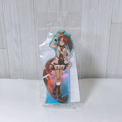 Mejiro Palmer 3pcs Set - Umamusume Pretty Derby Deka Keyholder, Aurora Acrylic Stand & Rubber Mascot