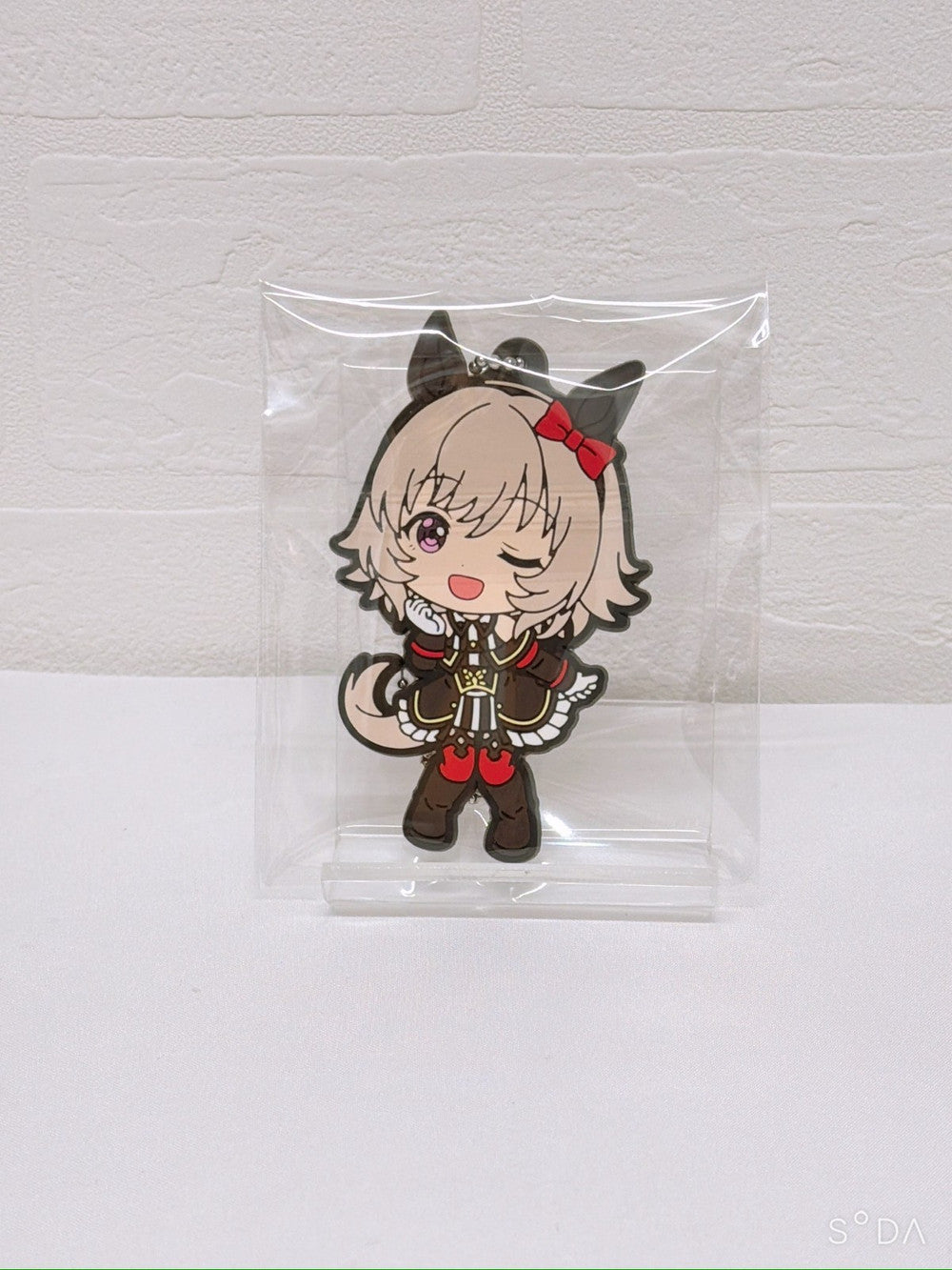 Curren Chan 4-Item Set - Big Acrylic Stand, Mini Towel, Rubber Mascot & Charm - Umamusume: Pretty Derby