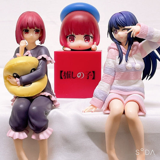 Oshi no Ko Figure 3-Piece Set - Hoshino Ai & Arima Kana Noodle Stopper Prize Collection