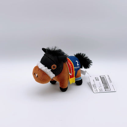 Almond Eye 4-Item Racehorse Plush Strap Set - Thoroughbred Collection 9-Crown Commemorative Version - image 6