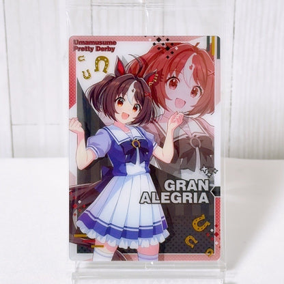 Gran Alegria Set - Thoroughbred Plush (Oka Sho Ver.) & Umamusume: Pretty Derby Wafer Card
