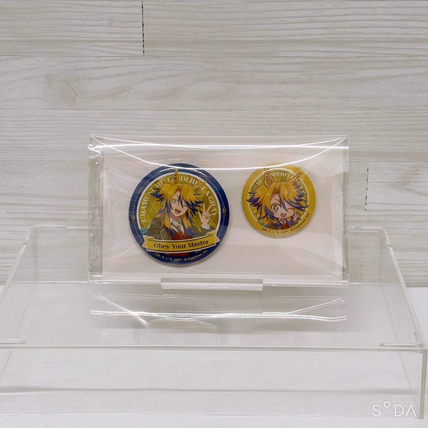 Umamusume Pretty Derby Cinderella Gray - Obey Your Master Acrylic Stand Panel Clear Files Set