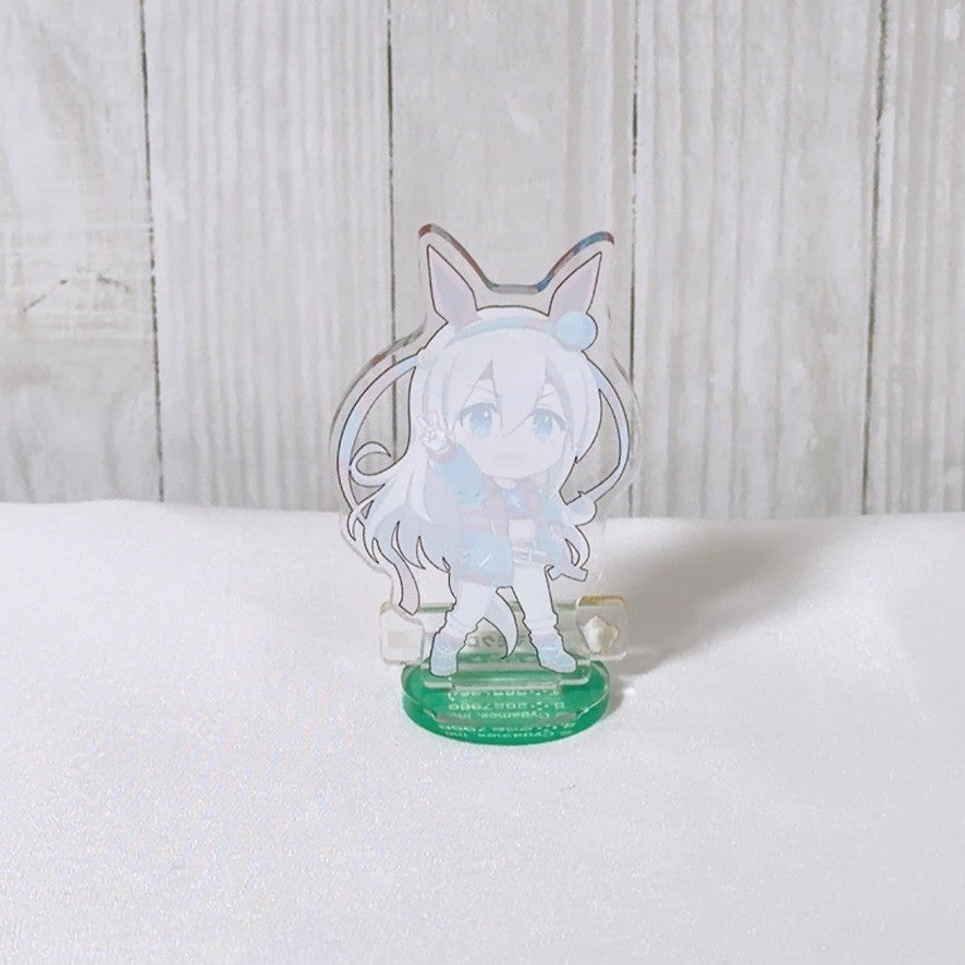 Oguri Cap & Tamamo Cross Cinderella Gray Fan Set - Umamusume Pretty Derby Acrylic Stand & Board Collection