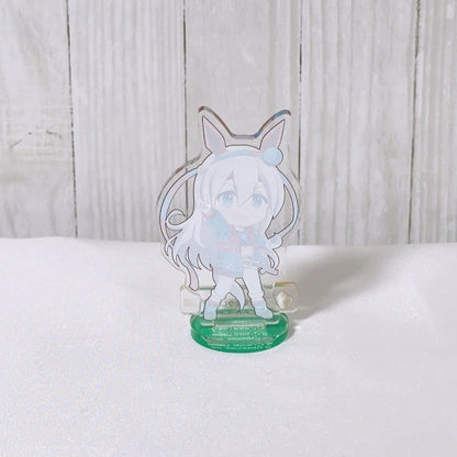 Oguri Cap & Tamamo Cross Cinderella Gray Fan Set - Umamusume Pretty Derby Acrylic Stand & Board Collection
