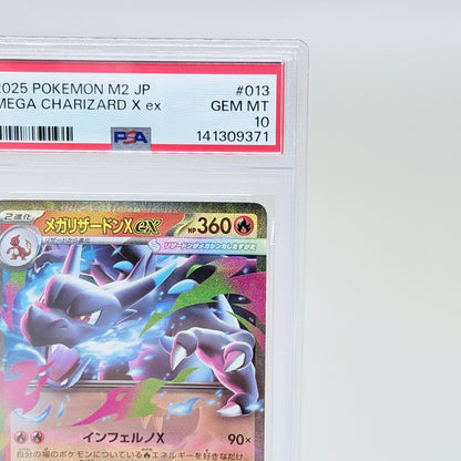 Mega Charizard X ex PSA 10 Japanese Pokémon Card RR 013/080 Inferno X M2 - image 5