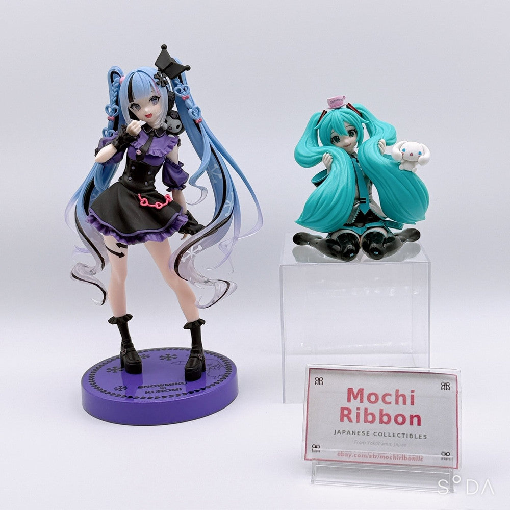Snow Miku x Kuromi and Hatsune Miku x Cinnamoroll Figure Set - 2 Figures