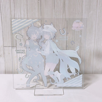 Satono Crown Special Set - Umamusume Pretty Derby SEGA Xsteller Figure and Acrylic Stands - image 7
