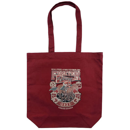 Forever Young Tote Bag - Umamusume Pretty Derby Kickboard x Horseshoe Collaboration Canvas