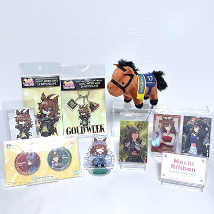 Nakayama Festa 9-Item Set - Plush, Wafer Card, Acrylic Stand & Badge | Umamusume Pretty Derby
