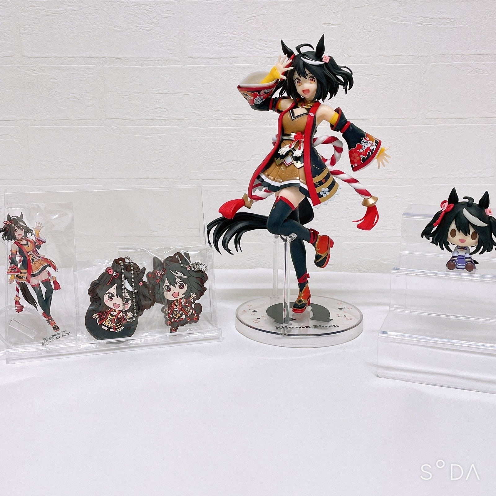 Umamusume Pretty Derby Kitasan Black 5 Item Set - Ichiban Kuji Figure, Chokonokko, Acrylic Stand