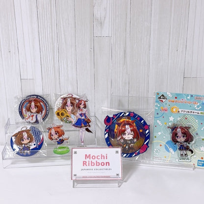 Meisho Doto 7-Item Set Acrylic Stands, Can Badges and Charms - Umamusume Pretty Derby
