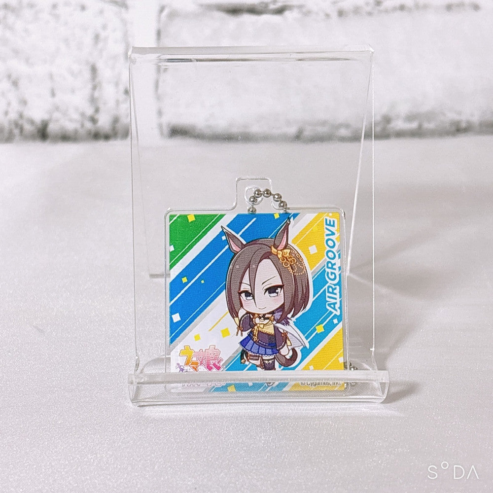 Air Groove 3-Item Set - Mascot Ball Chain, Rubber Keychain & Acrylic Keychain - Umamusume: Pretty Derby