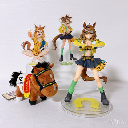 Jungle Pocket 4-Item Set – Figure, Acrylic Stands & Keychain – Umamusume: Pretty Derby